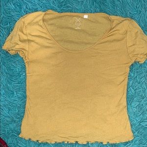 Pacsun yellow crop top